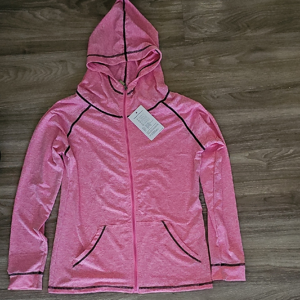 Julius Pink Zip-Up Hoodie